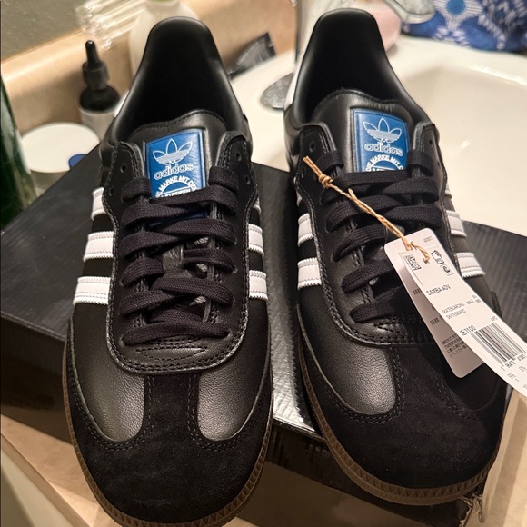 Adidas Samba Black and White Sneakers - Picture 2 of 3